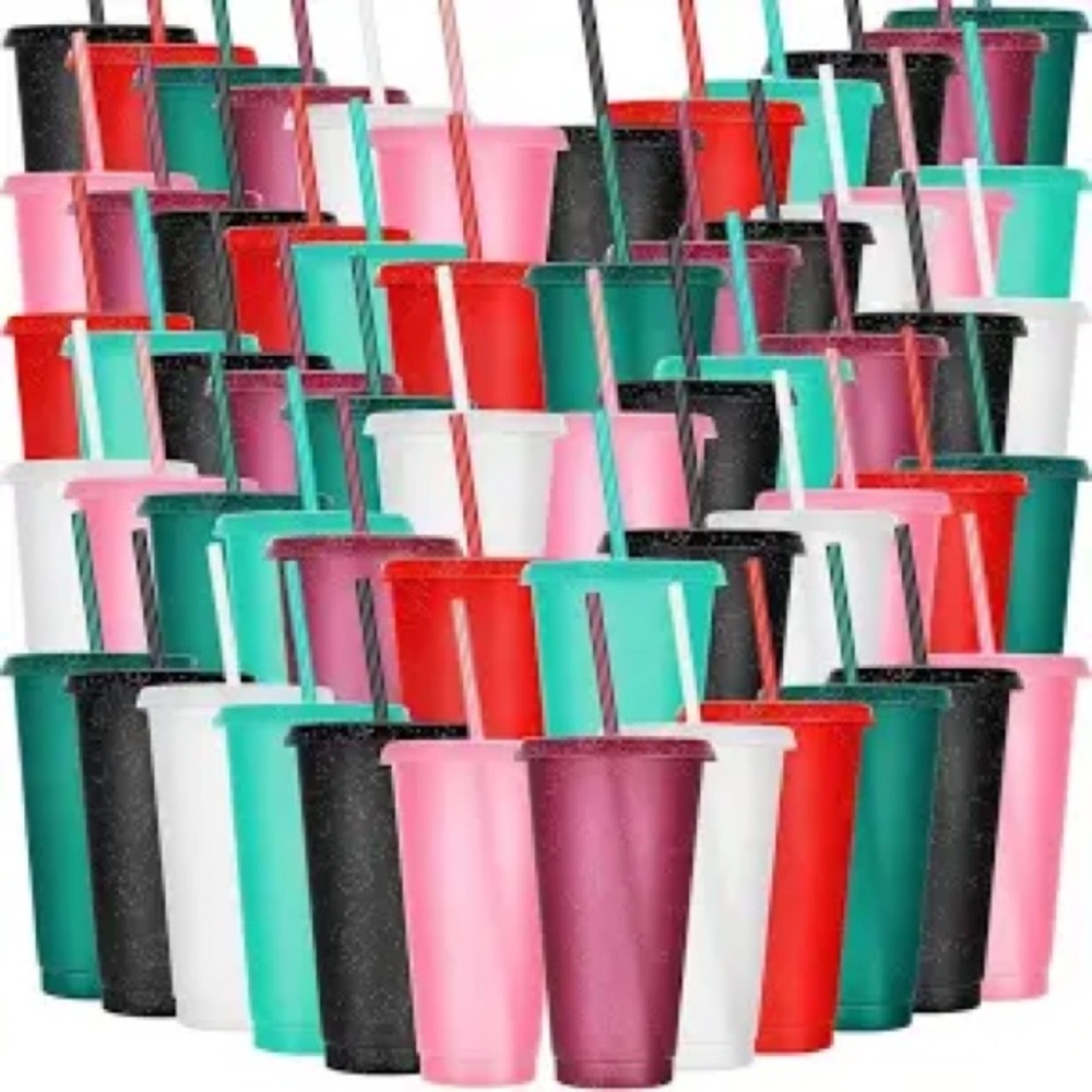 Bundle of 10 Tumblr Cups, Variety of Mixed Colors New $30